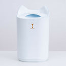 Large Capacity Home Air Humidifier Double Nozzle Fine Mist Sprayer (White) A