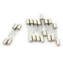 10Pcs 6 x 40mm Axial Glass 800mA 0.8A 5KV Fuse Tubes for Microwave Oven OZ