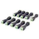 20pcs Male+Female DC Power Jack Connector Adapter Plug 2.1 x 5.5mm for CCTV FT