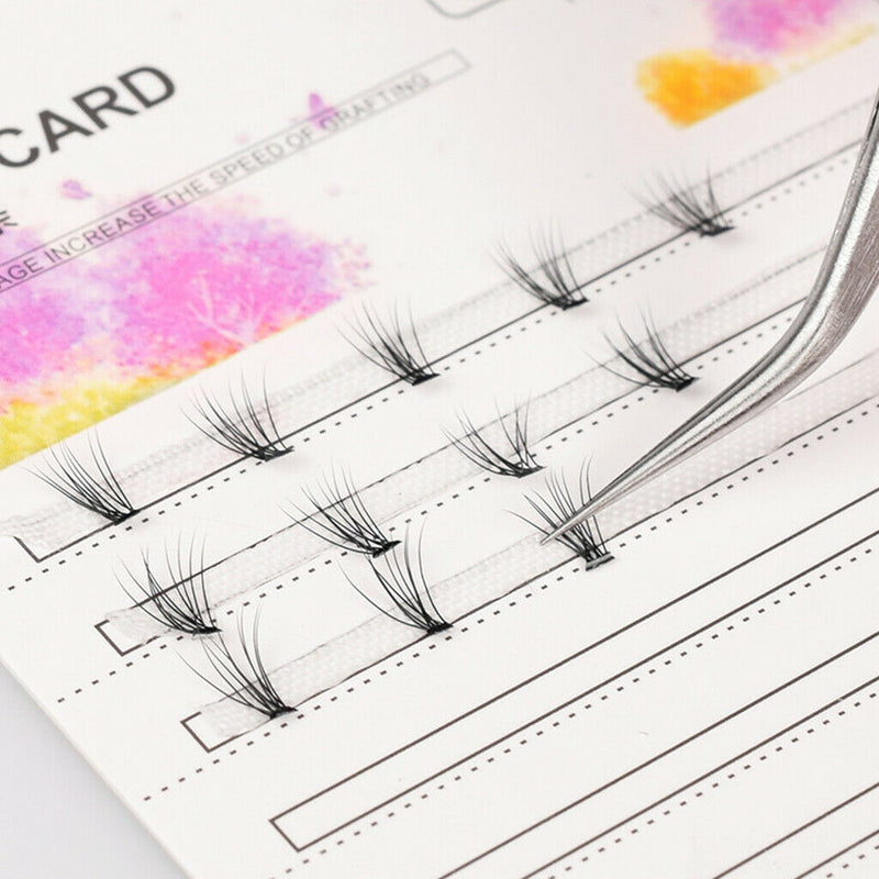 Set of 10 Professional Eyelash Extensions Russian Volume for False Eyelashes