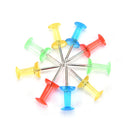 100x MultiColour Translucent Assort Push Pin Drawing Cork Board Office Decor!p3C