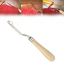 Crochet Needle Latch Hook Wooden Craft Hair Extension 6.1" CraftTool X6Q3 H Q9G0