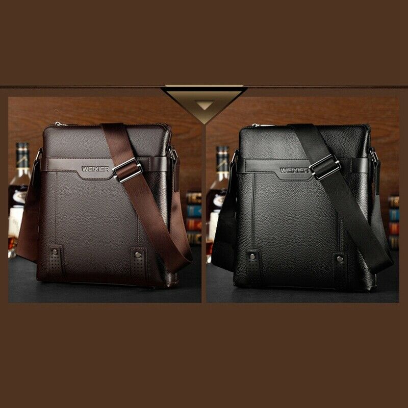 Weixier Men Messenger Bags Pu Leather Shoulder Crossbody Bag Men Handbag Ma K4A9