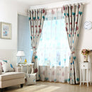 Tree Leaf Pattern Voile Window Curtain Drape Panel Sheer Scarf Divider Beige