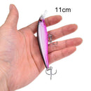 Colorful Fishing Lure Lead Fish Jigging Wobbler Crankbaits Metal Hook ME
