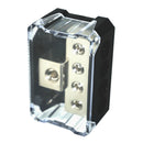 4Way Audio Amp Power/Ground Splitter Distribution Block 1*0ga In 4*4ga Out