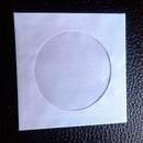 Mini 100 Pc White Paper Disc Bags Cases Media DVD CD Sleeves Packaging Case G7V7