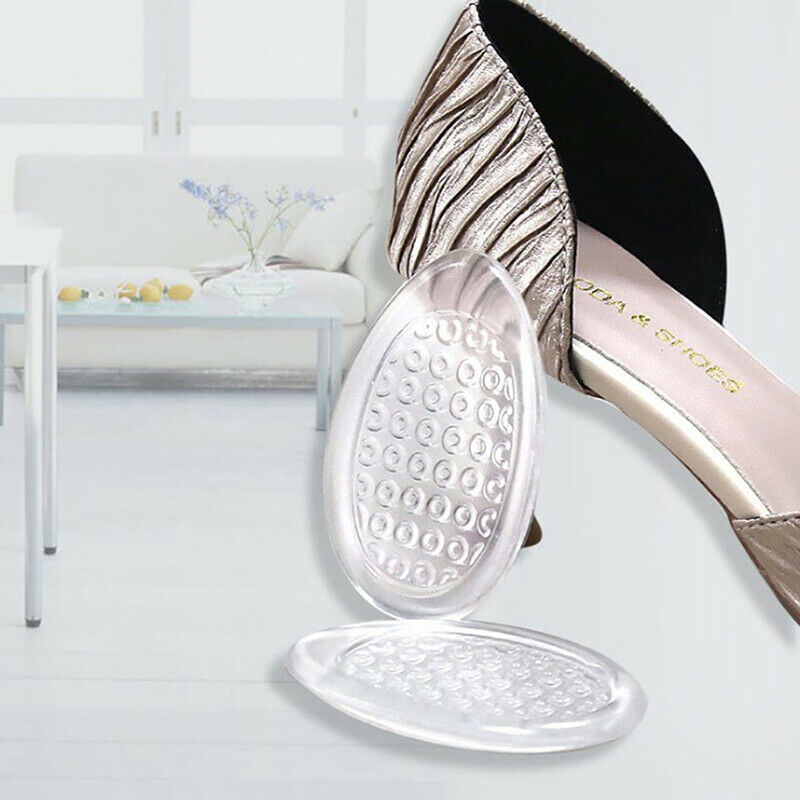 1 Pair Women Soft Silicone Gel Cushion Insoles Metatarsal Support Insert Pad Hn