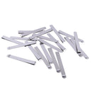 20PCS Stainless Steel Hemming Clips 3 Inches Measurement Ruler Sewing Clips
