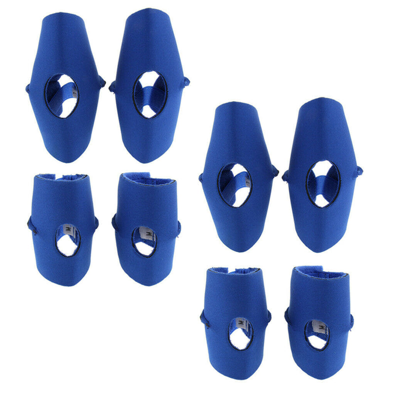 2 Pairs Dog Rear Leg Brace Support To Canine Hind Leg And Hock Joint Blue