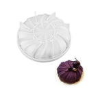 White Mousse With Baking Mold Lantern Cake Styling Cake - Pumpkin Pan Mold GANP