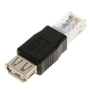 USB Type A to RJ45 Ethernet Adapter F/M,1x USB 2.0 Female to Male RJ45 Jack Plug