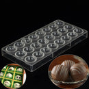 1X Plastic Semi Sphere Shaped Chocolate Mold Fondant Cake Making Mould Maker DIY