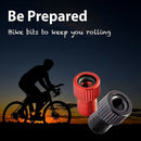 5Pc Aluminum Alloy Bike Valve Adapter Bike Inner Tube Caps Cover Adapter Ra W1G7