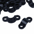 70Pcs Screws Mounted Arched Cable Clamp Clip Tie 21 x 7mm for 3mm Wire B5T5
