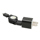 Micro USB to USB Retractable Data Sync Charging Cable Power Adapter
