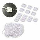 Window Curtain Replacement Vertical Blind Repair Set White Set Kit YGN