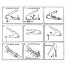 1 Set Coaxial Cable Wire Stripper Rg6/Rg59 F Compression 20Pcs Connector To