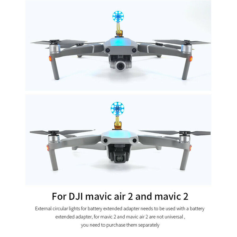 DIY Styling LED Magic Light Battery External Connector Semaphore for DJI Mavic 2