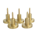 5pcs Brushed Brass Coat Hook Wall Door Hanger Hat Bag Robe Hooks Hangers