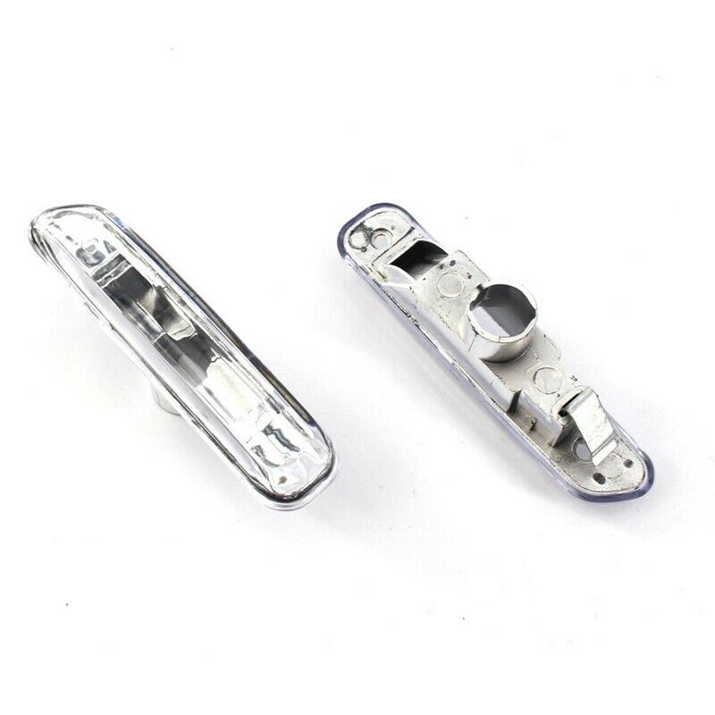 2 Pcs Clear Lens LED Side Marker Car Lights For BMW 3 Series E46 4Door 1999