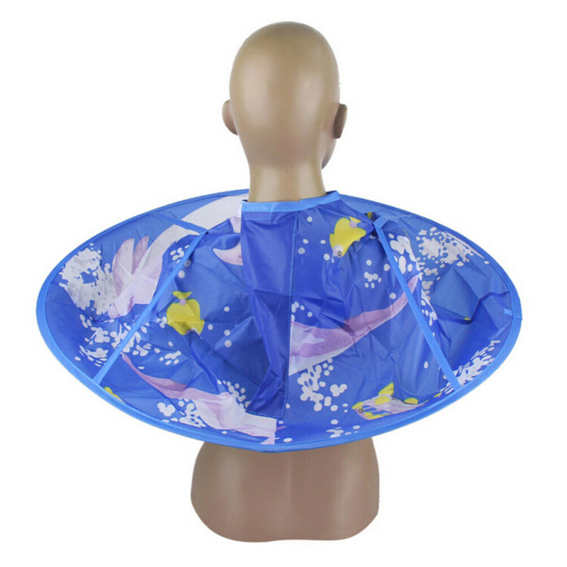 Sea Child Hairdresser Hair Cutting Cape Haircut Apron Cloak Clothes Waterpro BX