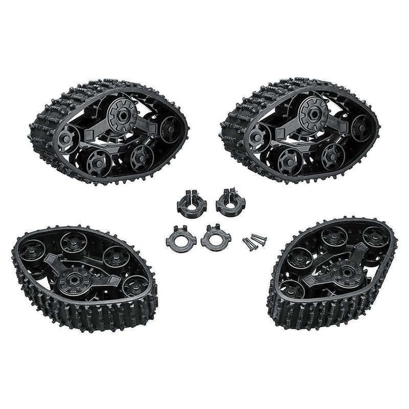 4Pcs Upgrade Track Wheels Replacement For 1/16 WPL B24 C14 Military Truck RC Car