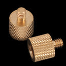 1Pc tripod camera thread screw adapter 3/8 to 1/4 female male converter brass3cT