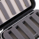 Waterproof Fly Box Fly Fishing Hook Jig Storage Case Slit Foam Waterproof S