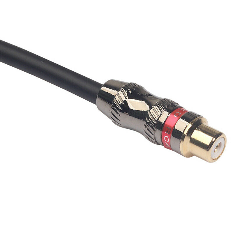 3 Pin Xlr Plug Male to Rca Female Audio Composite Extension Adapter Cable f