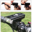1200mAh Waterproof Bicycle Headlight Sensor LED Bike Front Light Bike Horn Light