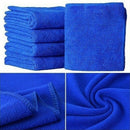 50X Microfiber Cleaning Cloth Blue Towel Set for Car Polishing Auto Det 30x