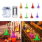 Halloween Witch Hat String Decoration 36Fairy LED Light Waterproof Battery Power