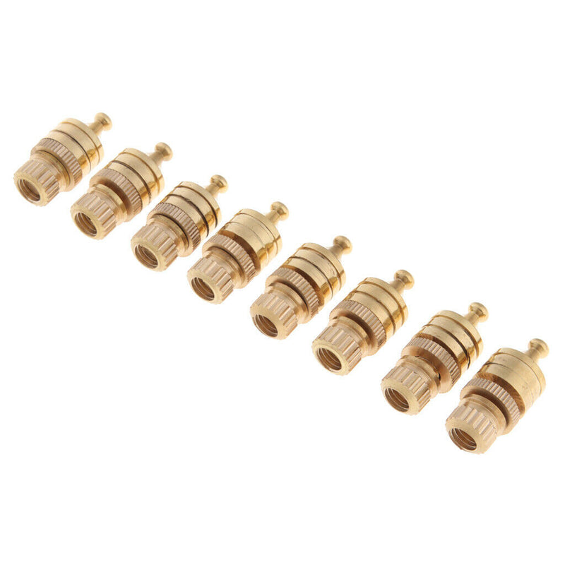 8x Copper Material Speaker Spike Set