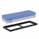 Professional Grade 2-IN-1 1000/6000 Grit Whetstone 2-sided Corundum Coarse