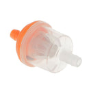 2 Pieces Plastic Universal Motorcycle Inline Fuel Filter for Scooter Repair