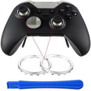 5x Chrome Thumbstick Accent Rings+Teardown Rod for Xbox One Elite Controller