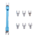 Motorcycle Wheel Spoke Wrench Set Handle Repair Tool 5.4mm-6.8mm Blue New