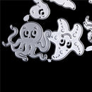 Animals Whale Octopus Metal Cutting Dies Stencils DIY Scrapbooking Stamp Album F