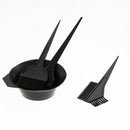 Hair Salon Bowl Brush Oreilles Two Sides Comb Set for DIY Hair Dyeing Perm