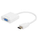 Male to Female Adapter HDMI to VGA Converter Digital Analog Audio Adapter Cable