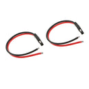 2x 10AWG 12-24V SAE Plug Power Adapters Cable for Solar Battery Charger