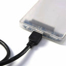 1X(Maikou 2.5 Inch Usb3.0 Sata3 Ssd External Transparent Matte Mobile Hard