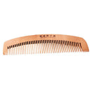 5.8" Long Eco Friendly Wooden Color Natural Wood Hair Comb