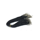 10Pcs Black PU Leather Cord String Rope Lobster Clasp Necklace For DIY s G8U9