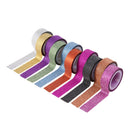 10pcs Rainbow Glitter Masking Tape Decorative DIY Scrapbooking Adhesive