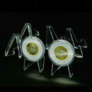 5x Acrylic Coin Display Stands Easel Holders for Badges Tokens Lighters