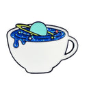 Cartoon Planet Brooch Enamel Planet Cup Pins Collar Badge Fashion Jewelry Deluxe