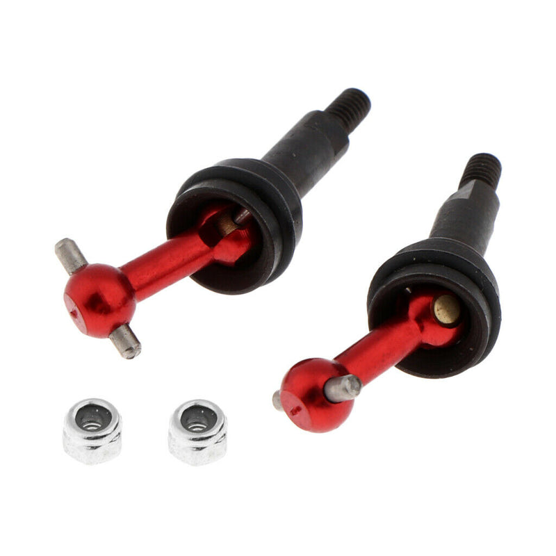 2Pcs Metal Universal Joint Drive Shaft for WLtoys K969 K989 P929 1/28 RC Car