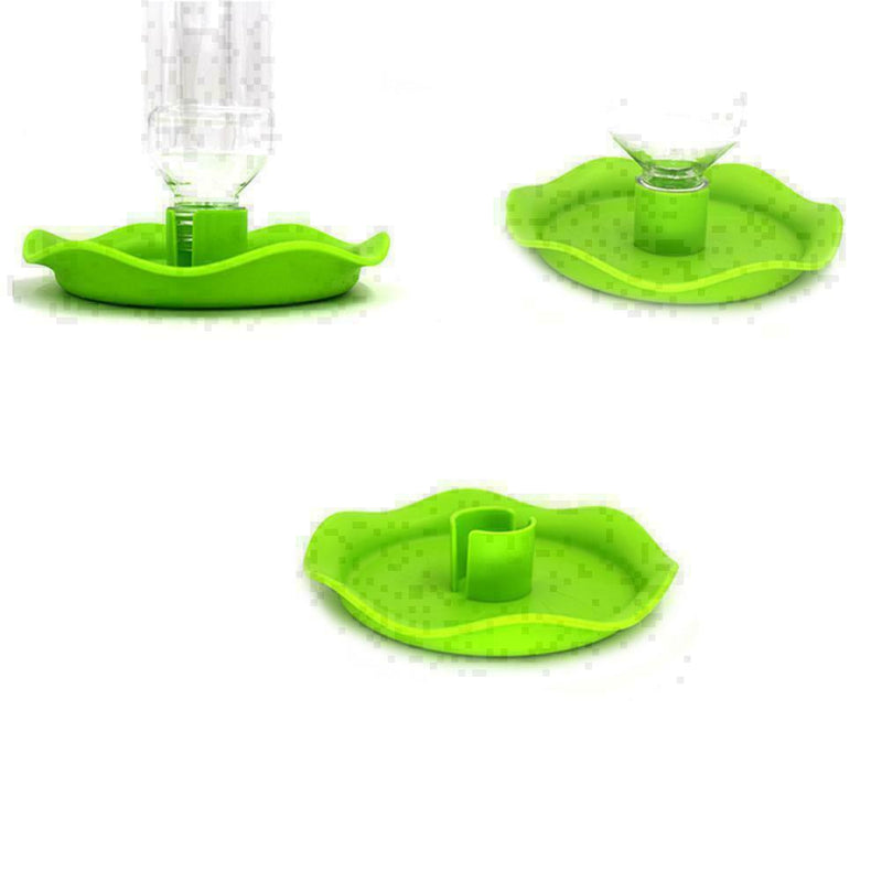 Reptile Pet Tortoise Automatic Food Drink Water Dispenser Feeder Favor Roun B7D3